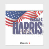 Sticker Voter Harris Election 2024 Car (Feuille)