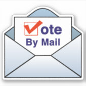 Sticker Voter par courrier (Devant)