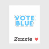 Sticker Votez Bleu (Feuille)
