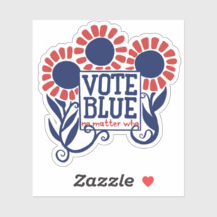 Sticker Votez bleu, peu importe qui 2020