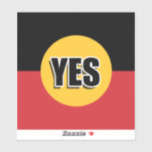 Sticker Votez oui (Feuille)