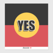 Sticker Votez oui (Feuille)