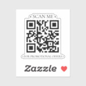 Sticker Votre code QR d'entreprise (Feuille)