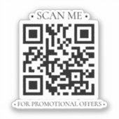 Sticker Votre code QR d'entreprise (Recto)