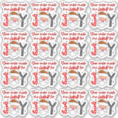 Sticker Votre commande m'a fait sauter pour la joie Noël P (Devant)