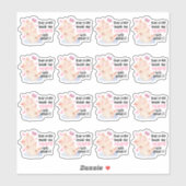 Sticker Votre Commande M'A Fait Squete Cute Pig Pun Busine (Feuille)