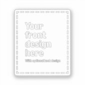 Sticker Votre conception ici (Recto)