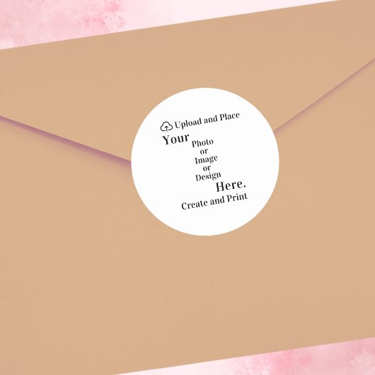 Sticker votre conception ou téléchargement de phot