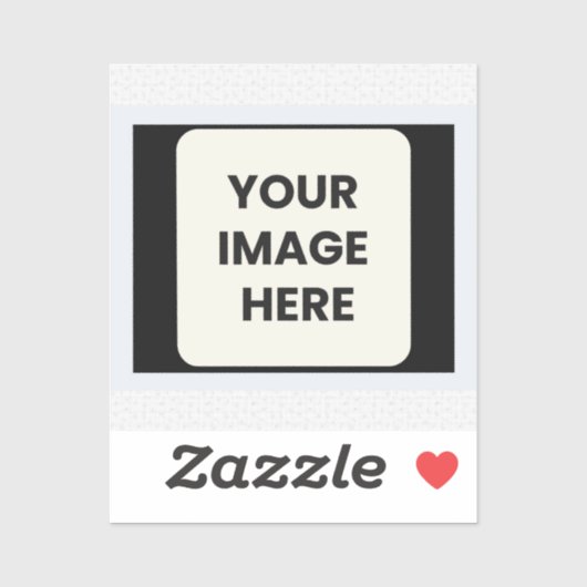 Sticker Votre image ici (Feuille)