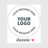 Sticker Votre logo, conception, photo, oeuvre d'art ou aut (Feuille)