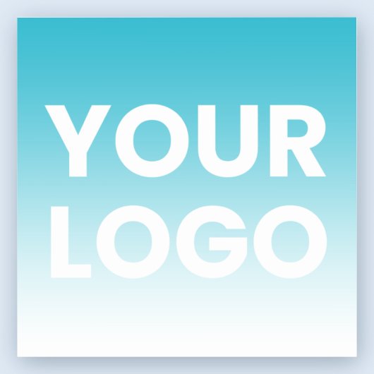 Sticker Votre logo et le dégradé de couleurs Arrière - pla