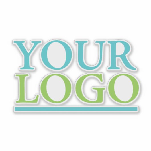 Sticker Votre logo ici, Business Name Promo, do-it-yoursel (Devant)
