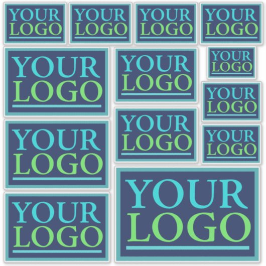 Sticker Votre logo ici, Nom commercial Promo, do-it-yourse (Devant)