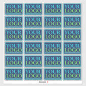 Sticker Votre logo ici Nom d'entreprise Promo do-it-yourse (Feuille)
