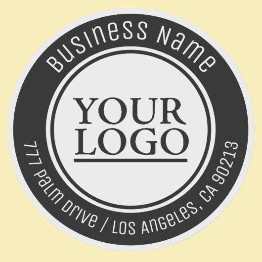 Sticker Votre logo, nom commercial, adresse ou tout autre