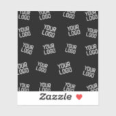 Sticker Votre logo ou image | Modèle de recherche aléatoir (Feuille)