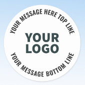 Sticker Votre logo ou image | Texte modifié en gras