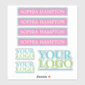 Sticker Votre Logo/Photo/Art, Nom, do-it-yourself (Feuille)