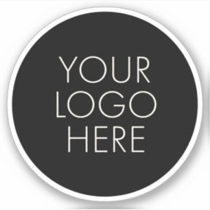 Sticker Votre logo Round Business Company Professional