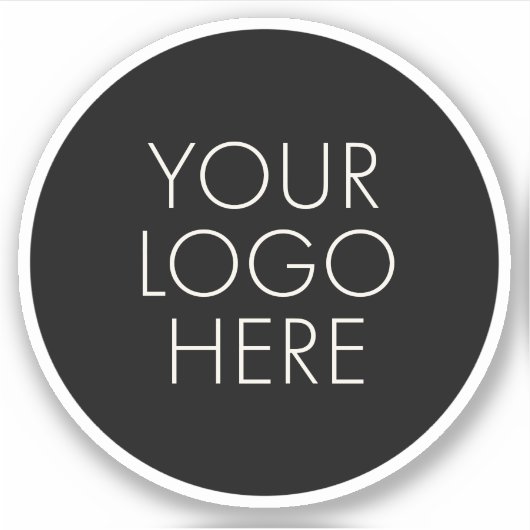 Sticker Votre logo Round Business Company Professional (Devant)