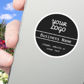 Sticker Votre logo | Unique modifiable, opaque ou transpar