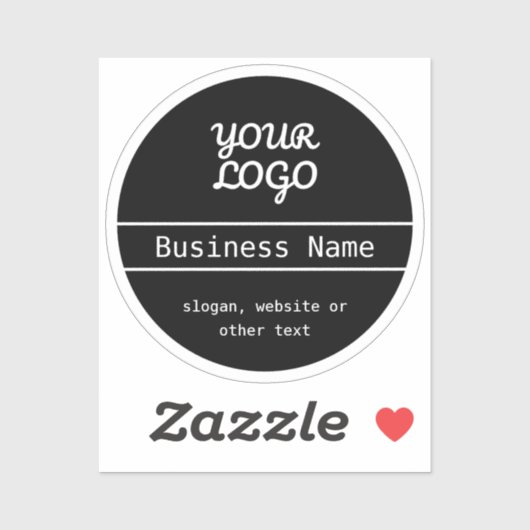 Sticker Votre logo | Unique modifiable, opaque ou transpar (Feuille)