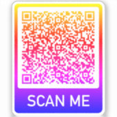 Sticker Votre Modèle d'autocollant couleur personnalisé de (Recto)