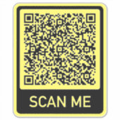 Sticker Votre modèle d'autocollant de pare-chocs avec code (Devant)