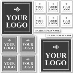 Sticker Votre Modèle de logo et de nom commercial