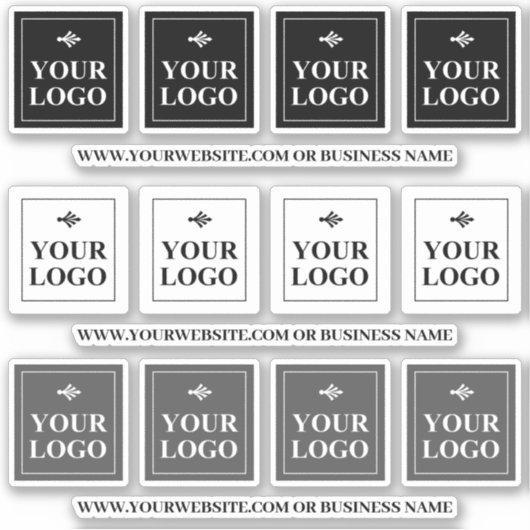 Sticker Votre Modèle de logo et de nom d'entreprise (Devant)