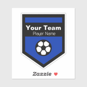 Sticker Votre nom d'équipe Soccer