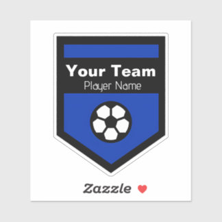 Sticker Votre nom d'équipe Soccer