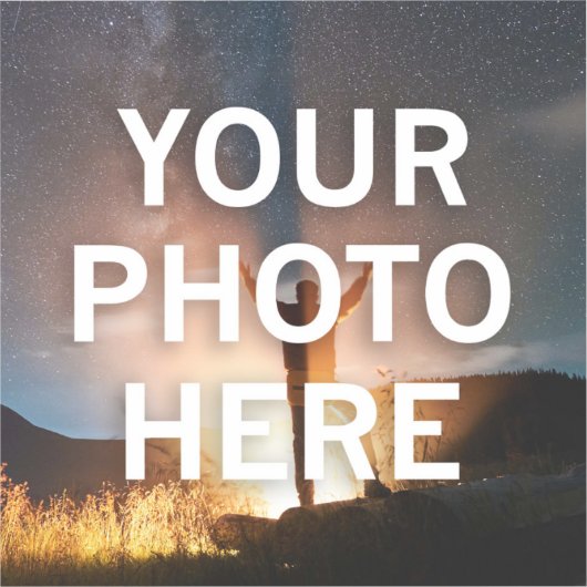 Sticker Votre photo ici (Recto)