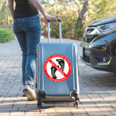 Sticker Votre texte ici AUCUN Stick CARBONE EMPREINTE (Valise Insitu)