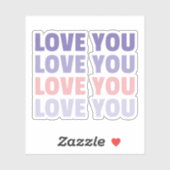 Sticker Vous aimez (Feuille)