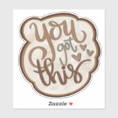 Sticker Vous Avez Cette Inspiribilité Moderne (Feuille)