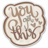 Sticker Vous Avez Cette Inspiribilité Moderne (Devant)