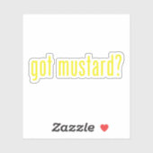 Sticker vous avez de la moutarde ? (Feuille)
