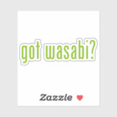 Sticker vous avez wasabi ? (Feuille)