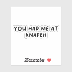 Sticker Vous Aviez À Knafeh