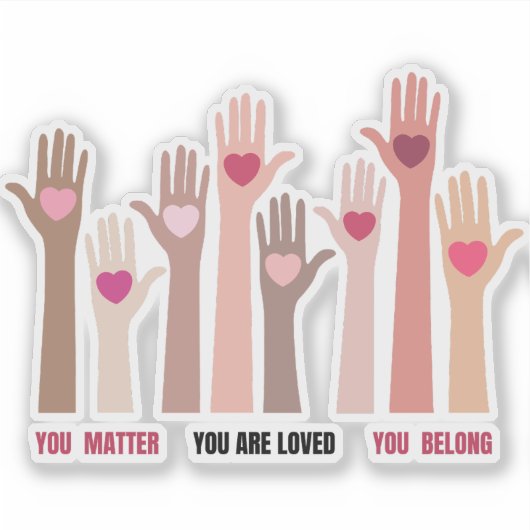 Sticker Vous Comptez Affirmation Decal (Devant)