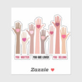 Sticker Vous Comptez Affirmation Decal (Feuille)