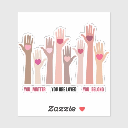 Sticker Vous Comptez Affirmation Decal (Feuille)