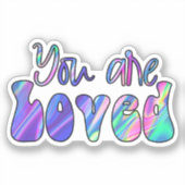 Sticker Vous êtes aimés (Recto)