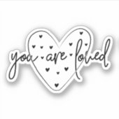 Sticker Vous Êtes Aimés (Devant)