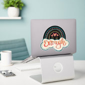 Sticker Vous êtes Assez Rainbow Inspirational Trendy