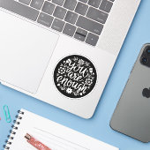 Sticker Vous êtes assez rappel d'affirmation d'amour de so (Ordinateur portable avec iPhone)