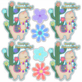 Sticker Vous êtes en train de faire du flambeau ! | Lamas  (Devant)