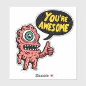 Sticker Vous êtes génial (Feuille)