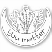 Sticker Vous êtes important (Devant)